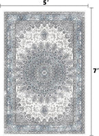 5’x7’ Area Rugs for Living Room Non Slip Washable Low Pile Area Rugs for - Image 2