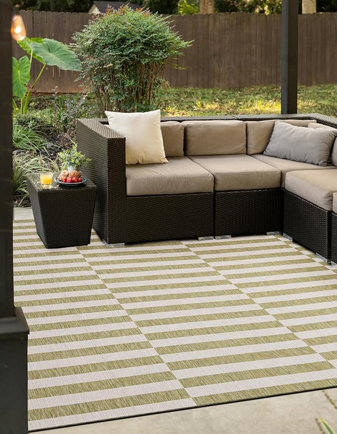Unique Loom Outdoor Striped Collection Area Rug by UniqueLoom