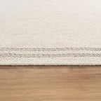 Easy Jute Rugs 2x7 Bordered Bone Color Living Room Indoor Outdoor Runner Rug - Image 7