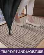 DEXI Front Entryway Door Mat Non Slip 24x36, Washable Entry Way Mats Inside - Image 3