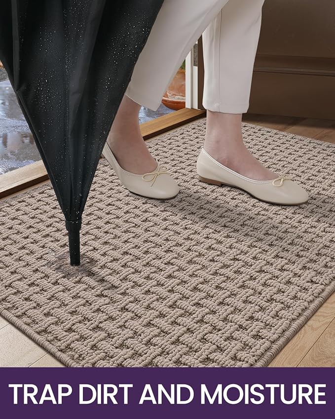 DEXI Front Entryway Door Mat Non Slip 24x36, Washable Entry Way Mats Inside - Image 3
