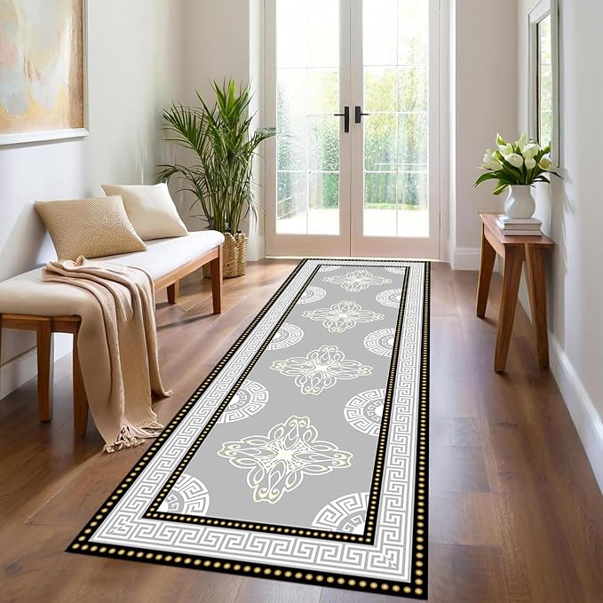 Boho Long Runners Carpet, Modern Geometric Bohemian Print - Image 4