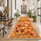 U'Artlines 2'6" x 8' Fall Boho Runner Rug - Image 4