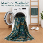 Lahome Insect Washable Round Rugs, Non-Slip Soft Round Rug 4ft Ultra-Thin - Image 5