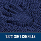 OLANLY Bathroom Rugs 30x20, Extra Soft Absorbent Chenille Bath Rugs, Rubber - Image 3