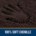 OLANLY Bathroom Rugs 70x24, Extra Soft Absorbent Chenille Bath Rugs, Rubber - Image 3