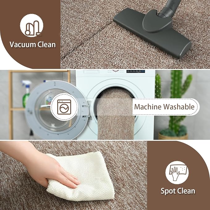AROGAN Washable 6×9 Living Room Rug, Modern Area Rugs - Image 4