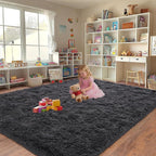 Upgrade Non-Slip Plush Rugs for Living Room, Soft Shaggy Carpets for Living Room - Image 5