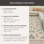 3x5 Flower Area Rug for Girls Bedroom - Image 7