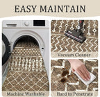 2x8 Machine Washable Runner Rug, Kitchen Hallway Area Rug, Kids and Pets - Image 5