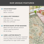 10 ft Long Sage Runner Rugs for Hallways - Image 6