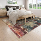 Lahome Modern Abstract Living Room Rug 8x10, Washable 8x10 Area Rugs - Image 3