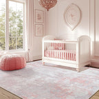 Washable Area Rugs 7'x9' Non-Slip Modern Abstract Soft - Image 3