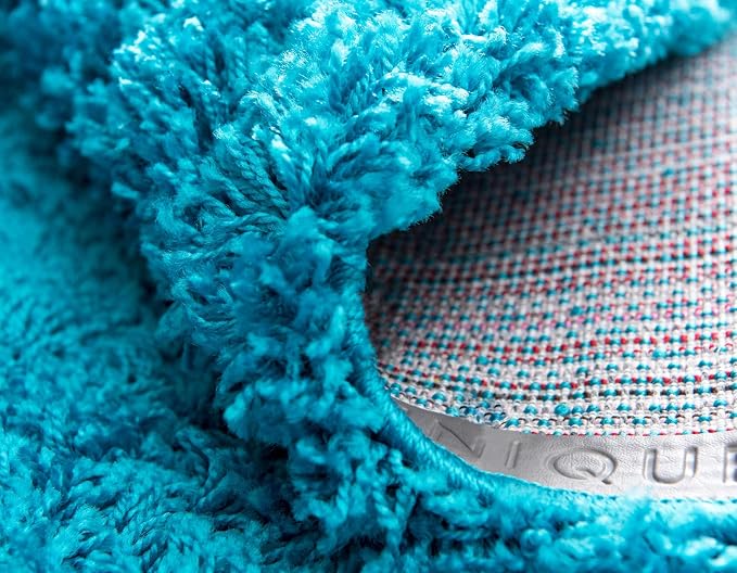 Unique Loom Solid Shag Collection Area Rug - Image 7