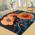 8x10 Poppy Rugs for Living Room - Image 3