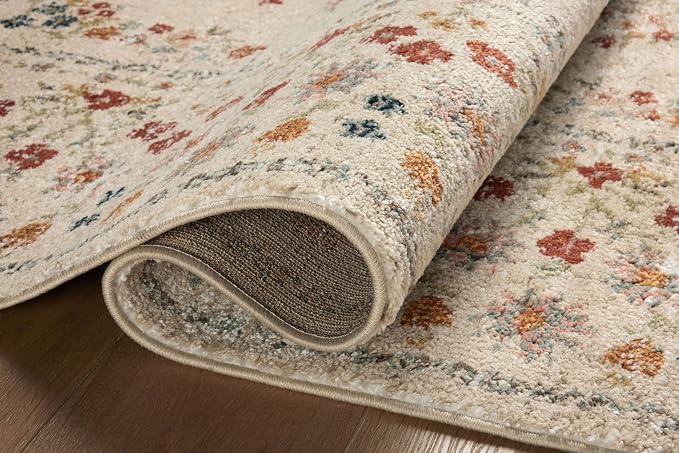 Loloi Rifle Paper Co. Laurel Collection LAU-02 Linen 2'-8" x 8' Runner Rug - Image 6