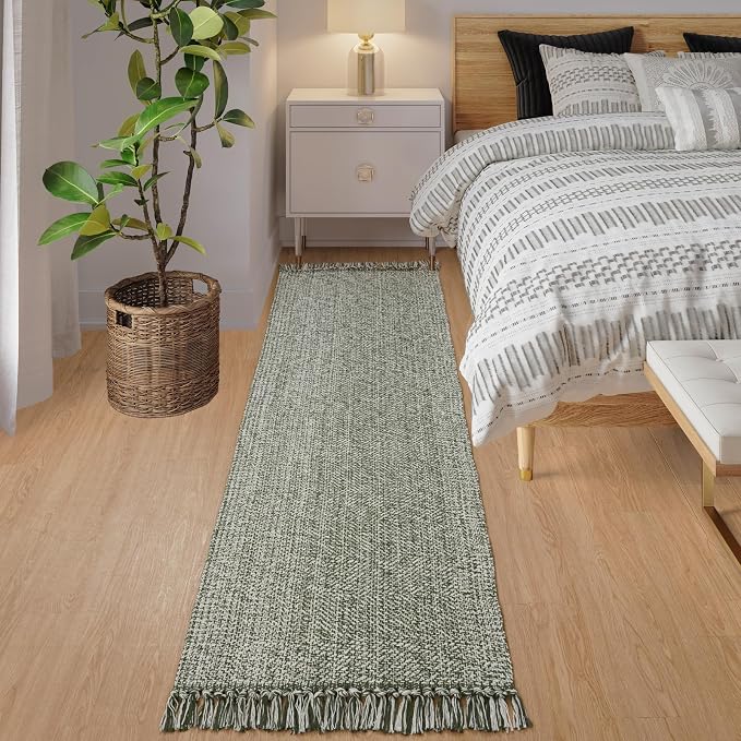 Collive Long Carpet Runners for Hallway 2x8ft, Washable Low Profile Front - Image 5
