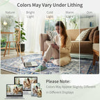 Enkor Runner Rugs for Hallway, 2.6x10.5 Washable Soft Non Slip Floor Rugs for - Image 3