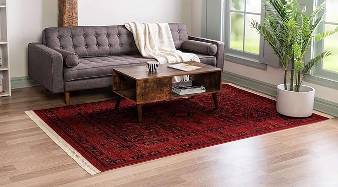 Unique Loom Tekke Collection Area Rug - Image 2