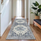 GENIMO 2'6"x10 Runner Rugs for Hallway, Machine Washable Non Slip Vintage Rugs - Image 2