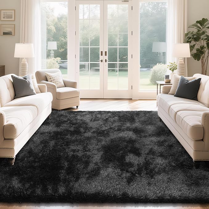Fluffy Rug Shaggy Area Rug, Large Shag Area Rugs - Image 2