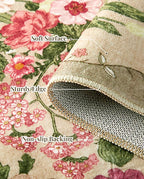 Floral Area Rug Living Room - Image 5