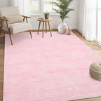 RUGSREAL Bedroom Area Rug 4x6 Modern Abstract Area Rug Stain Resistant Small by RUGSREAL