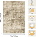 6x9 Machine Washable Area Rug for Living Room, Kids and Pets Friendly for - Image 2