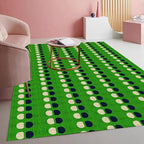 Layered Circle Geometric Rug Modern Abstract Morandi Color Pattern Area Rugs by Mamatong