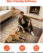 VEVOR 8 x 10 Area Rug, Washable Rug Non-Slip and Tear-Resistant Soft Carpet Pet - Image 7