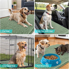 OLANLY Dog Door Mat for Muddy Paws 34x21, Absorbs Moisture and Dirt, Absorbent - Image 7