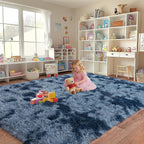 Upgrade Non-Slip Plush Rugs for Living Room, Soft Shaggy Carpets for Living Room - Image 8