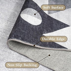 HOMFINE Washable Modern Area Rug - Image 4