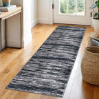 2x6 Modern Abstract Runner Rug for Hallways, Non-Shedding Washable Rug for by SiiloomRug