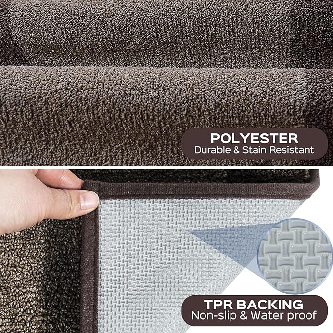 Washable Area Rug 34" x 60", Non Slip Kitchen Rug - Image 3