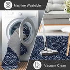 KILOCOCO Area Rug 4'x6' Entryway Rug Washable Bedroom Rugs Non Slip Printed - Image 7