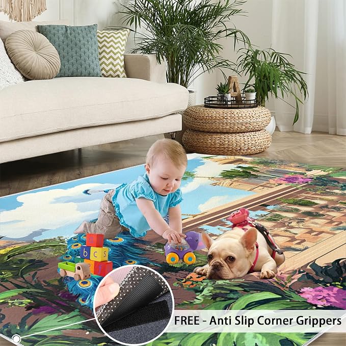 Peacock Rugs for Living Room - Image 5