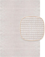 Beverly Rug Easy Jute Off White Rug 5x7 Solid Washable Durable Outdoor Indoor - Image 3