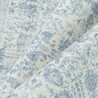 Blue Area Rug 8x10 Machine Washable Large Vintage Living Room Distressed Non - Image 8