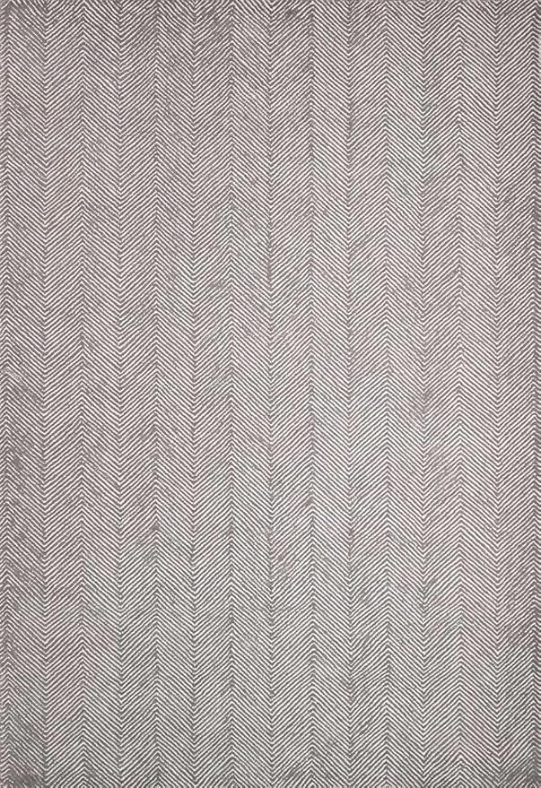 Modern Herringbone Chevron Collection Handcrafted Wool Area Rug by RestorationandRenovation
