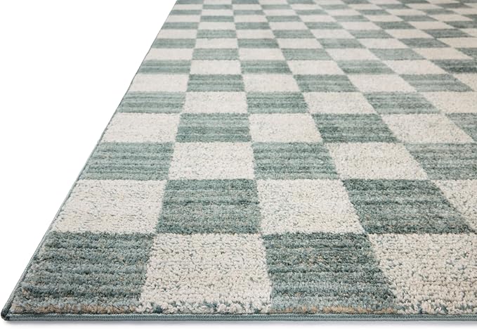 Loloi Chris Loves Julia Calvin Collection CLV-01 Blue/Ivory 2'-3" x 3'-10" - Image 5