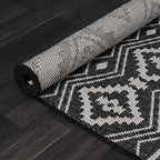 Beverly Rug Waikiki Boho Indoor Outdoor Rug 10x14, Washable Outside Carpet - Image 6