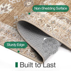 LUMI Indoor Thin Door Mat, 18x30 Washable Small Inside Doormat, Non Slip Low - Image 4