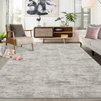 RUGSREAL Bedroom Area Rug 4x6 Modern Abstract Area Rug Stain Resistant Small - Image 7