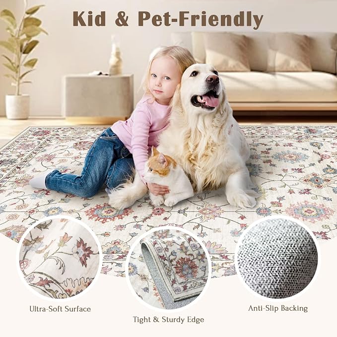 Washable Area Rug 4x6 - Image 2