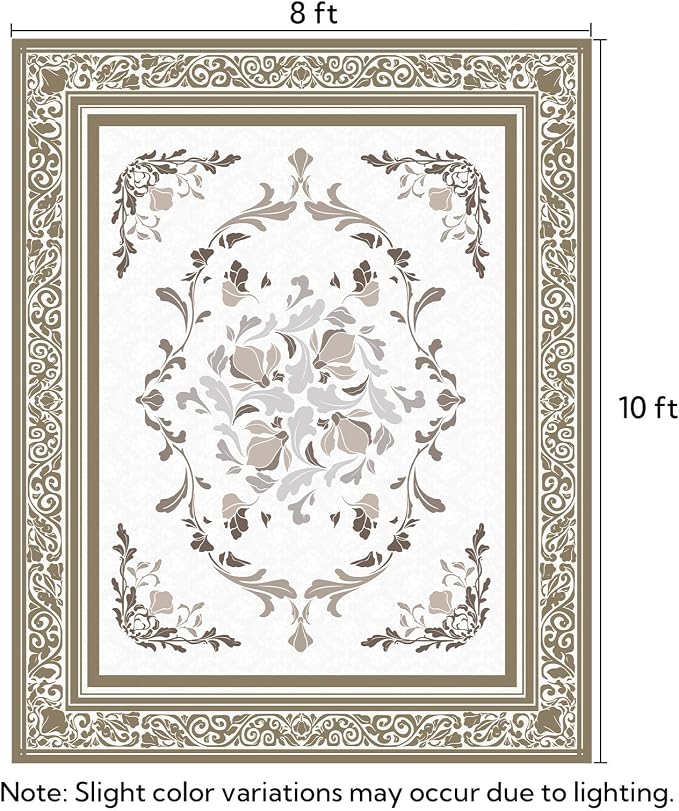 SOULFUL Medium Pile 8x10 Rugs for Living Room - Image 2