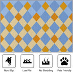 Checkerboard Rugs for Bedroom - Image 2