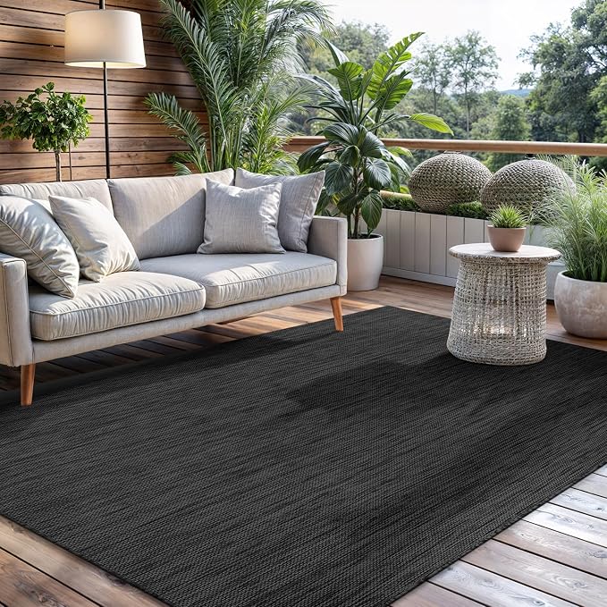 CAMILSON Outdoor Rug 5x7 Modern Area Rugs - Image 8