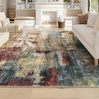 Lahome Modern Abstract Living Room Rug 8x10, Washable 8x10 Area Rugs - Image 7