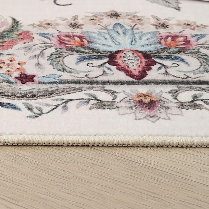 Rugcomf Vintage Paisley Rugs for Living Room 8'x10' - Image 7